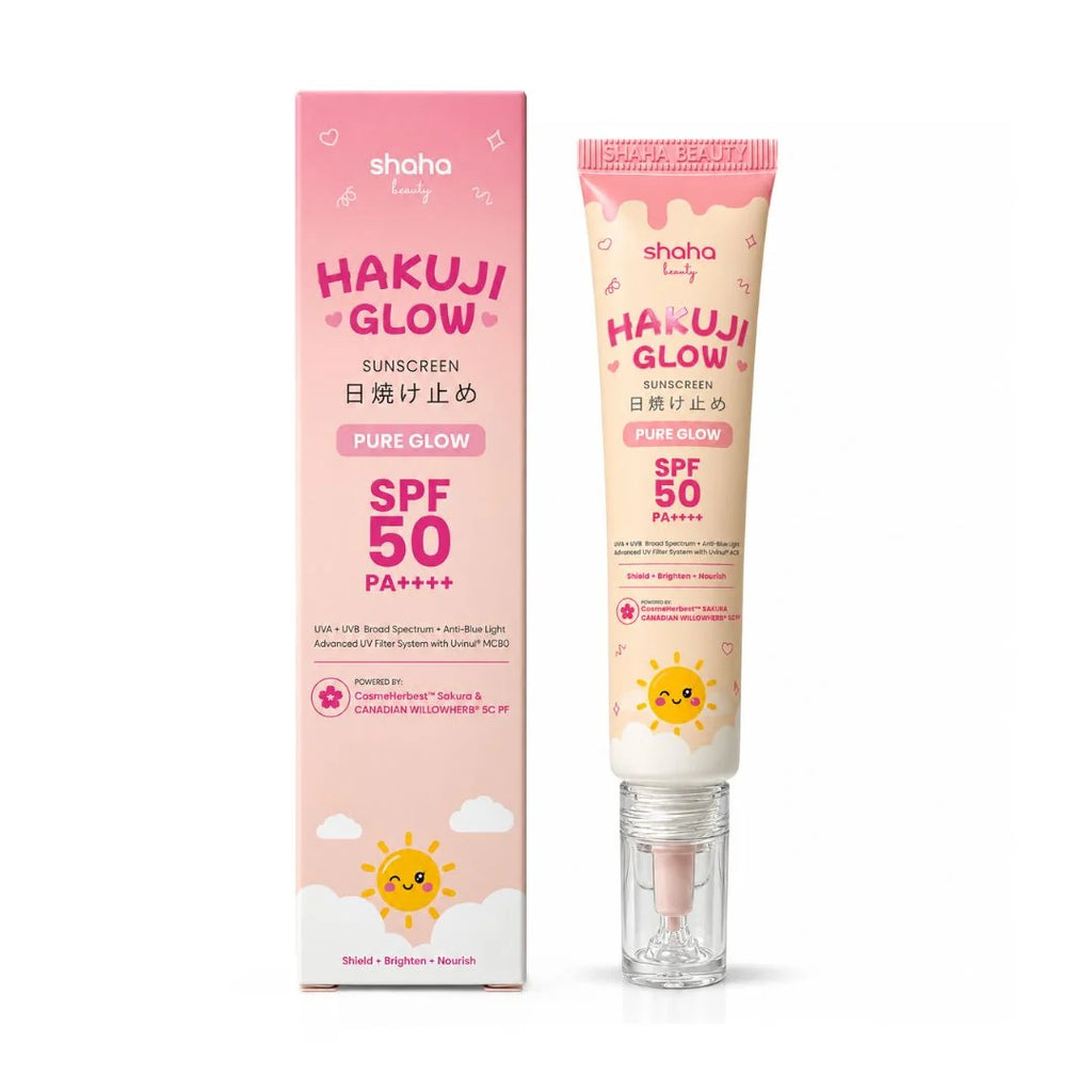 Shaha Beauty Hakuji Glow Tinted Sunscreen SPF50 PA+++ 30ml