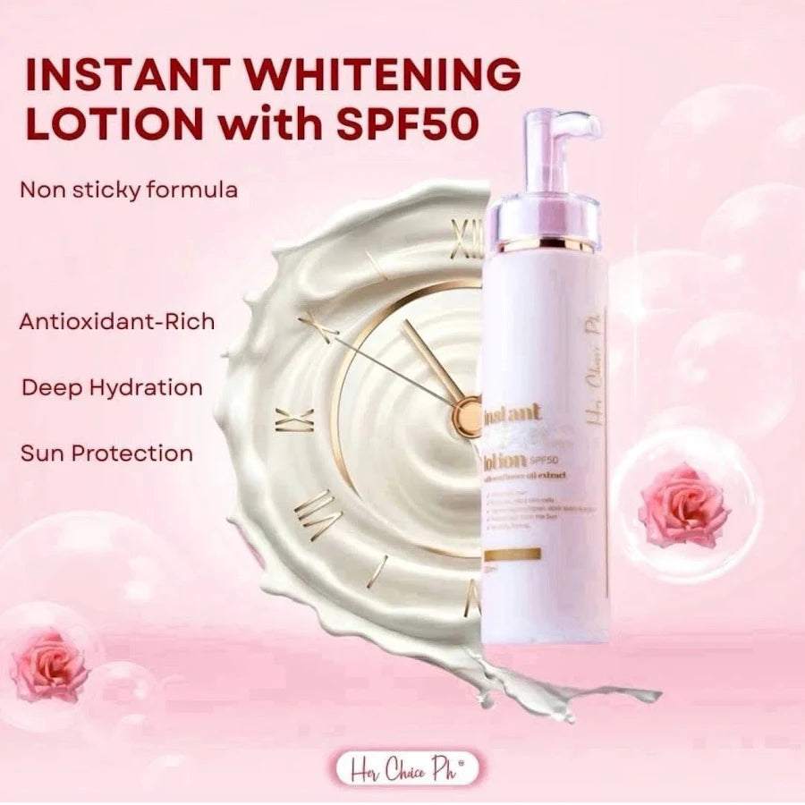 Her Choice Ph-Instant Whitening Lotion SPF 50, 250ML