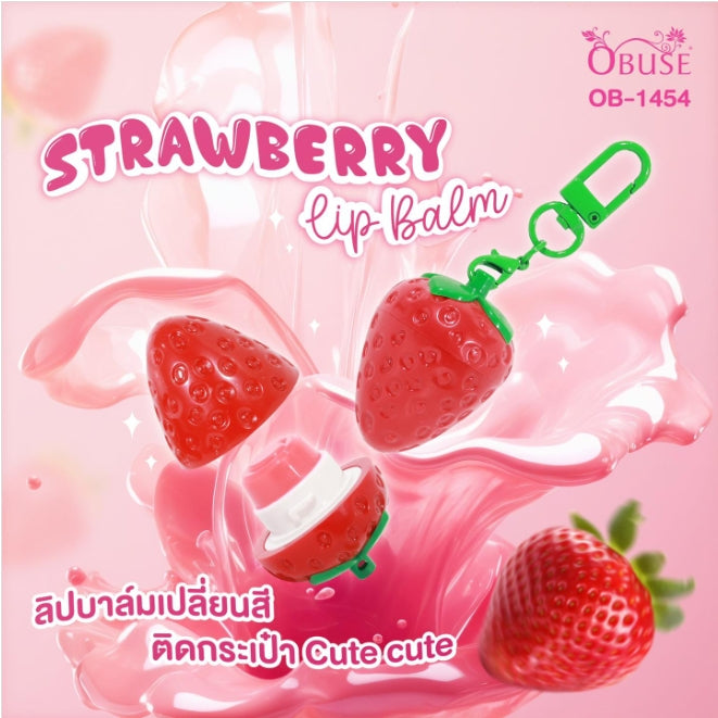 OBUSE® Strawberry Magic Lip Balm