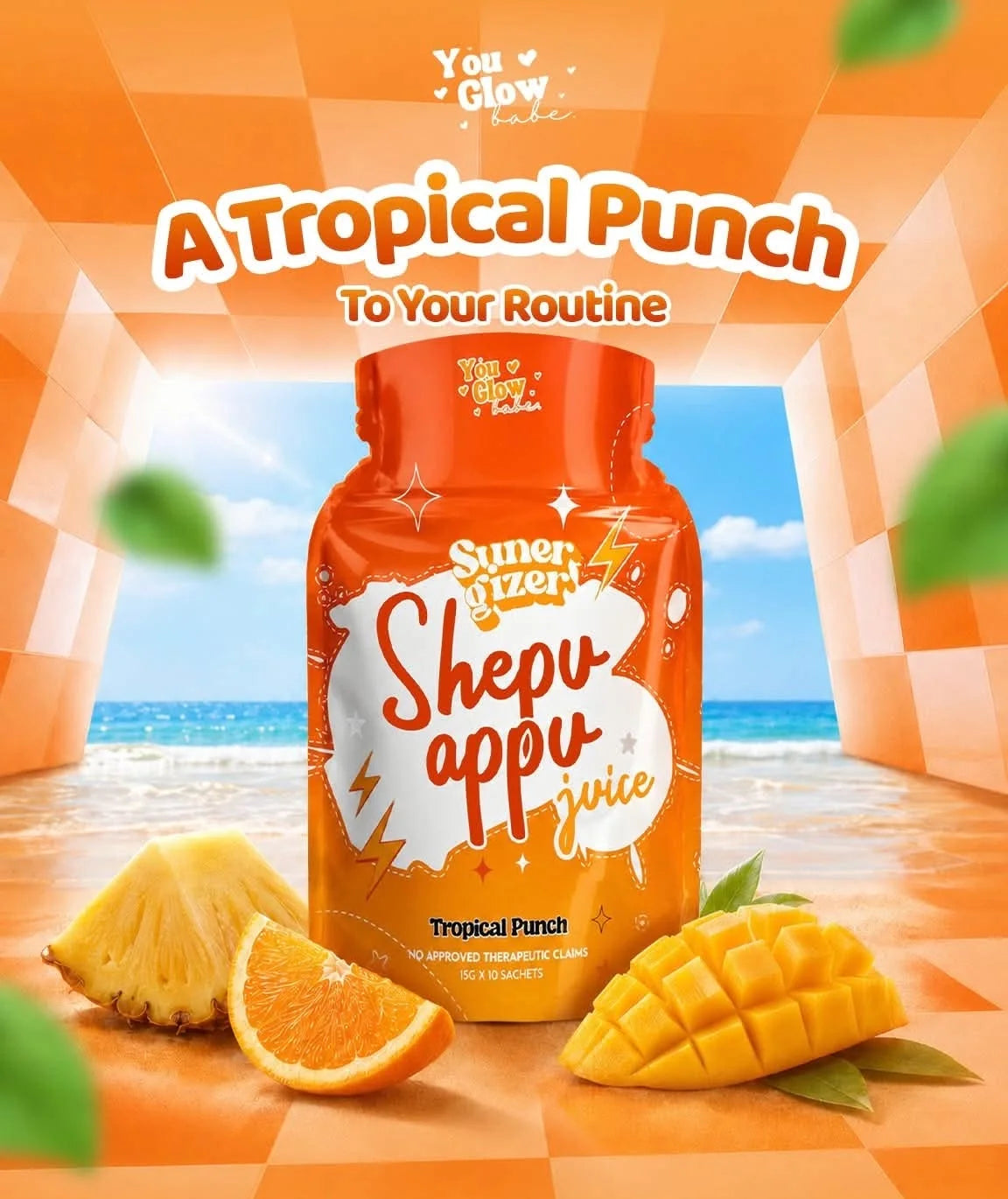 YOU GLOW BABE - Shepu Appu Juice Mixed Berries & Tropical Punch